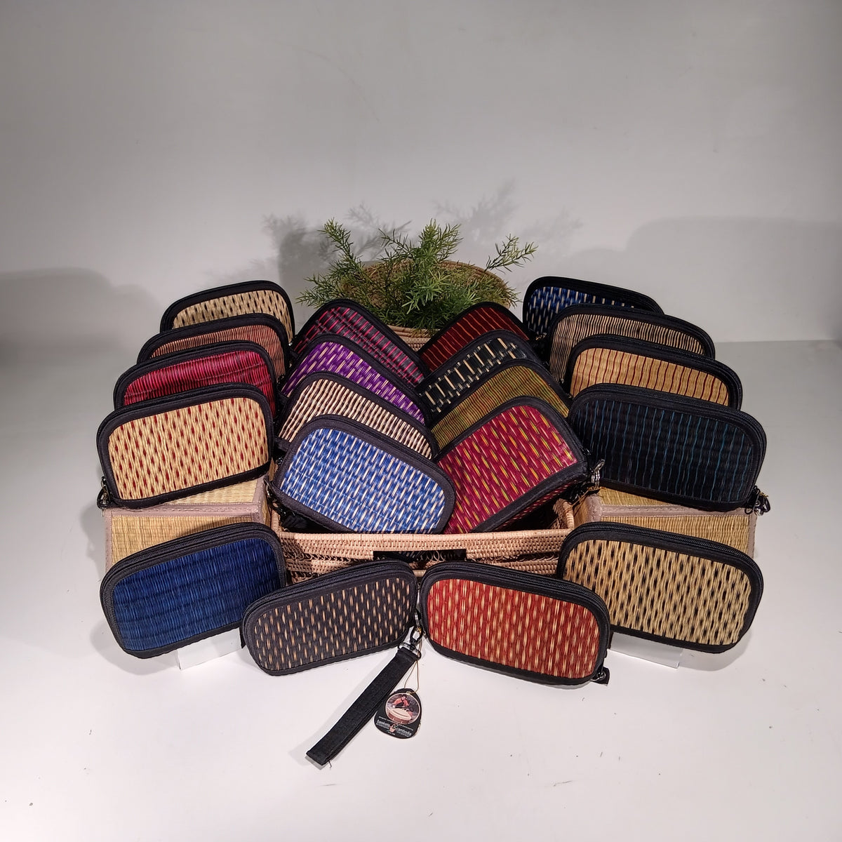 Mini Pochettes (Pouches w/Handstraps) Multiple Colors - 6 PC BOC Select Assortment