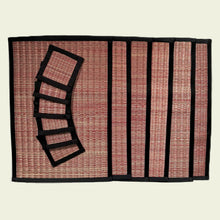 Natural Brown Tones Placemat and Coasters - 4 sets (6 mats plus coasters per set) BOC Select Assortment