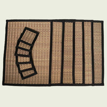 Natural Brown Tones Placemat and Coasters - 4 sets (6 mats plus coasters per set) BOC Select Assortment