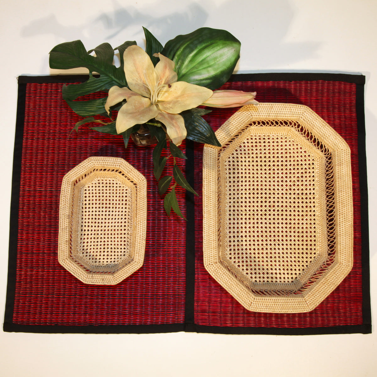 Open Cross Weave Tray - Small 3-4S
