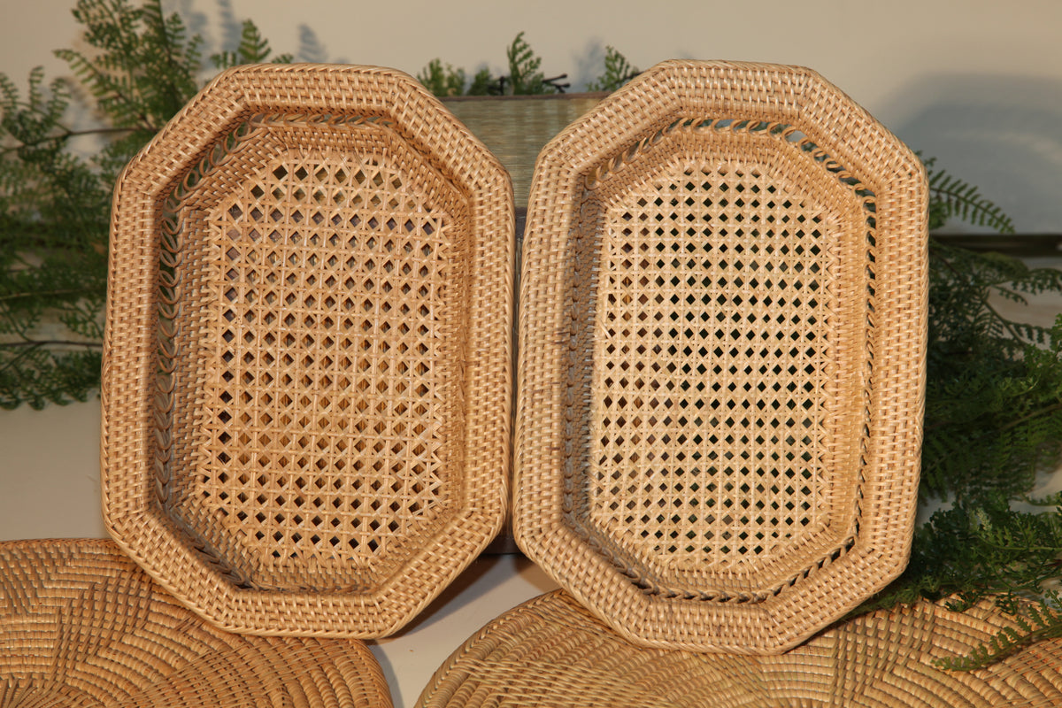 Open Cross Weave Tray - Small 3-4S