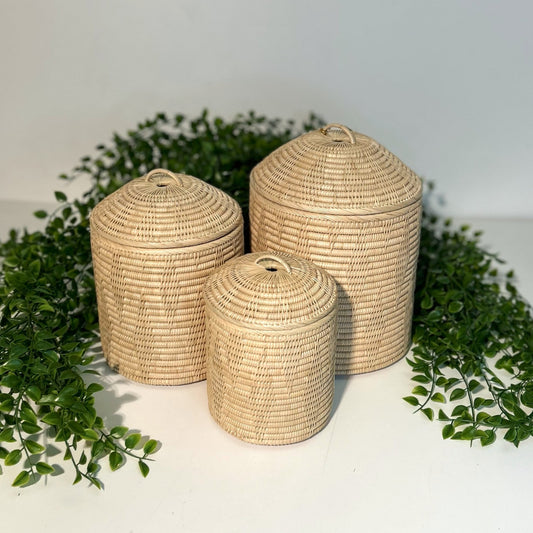 Canister Nesting Set of 3 with Lid 5-CS3