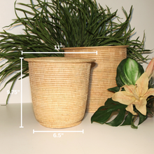 Paper Basket Solid Weave - Medium 2-7M