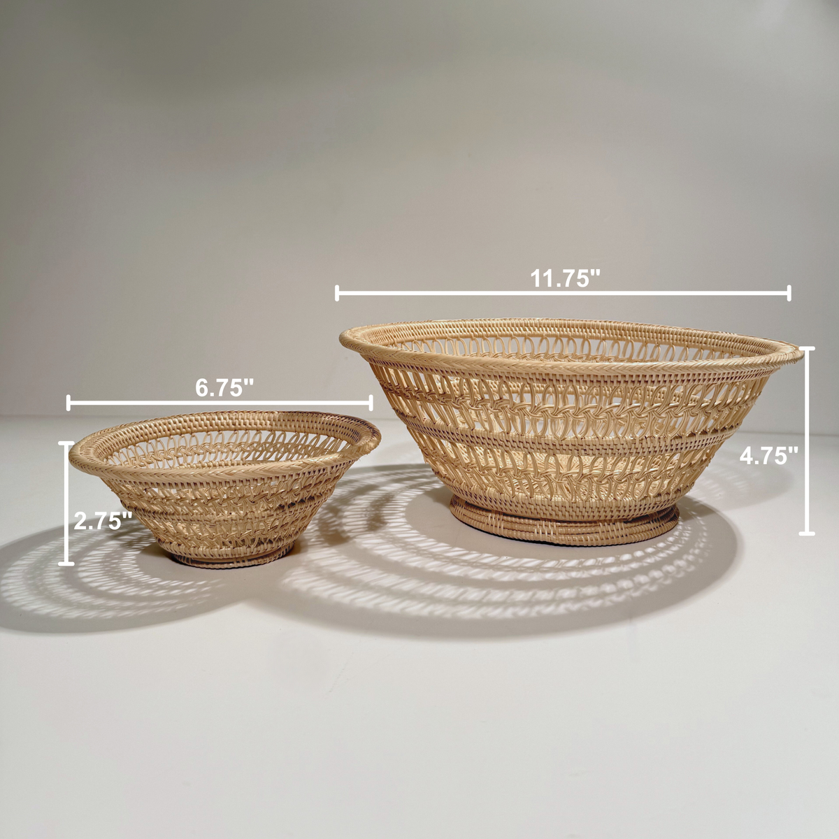 Decorative Fruit Basket/Bowl (Collector's) - Large 2-3