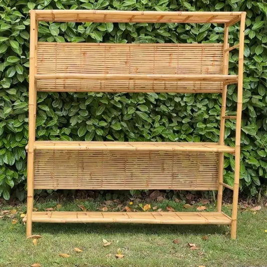 Tool Free Bamboo Display Shelves