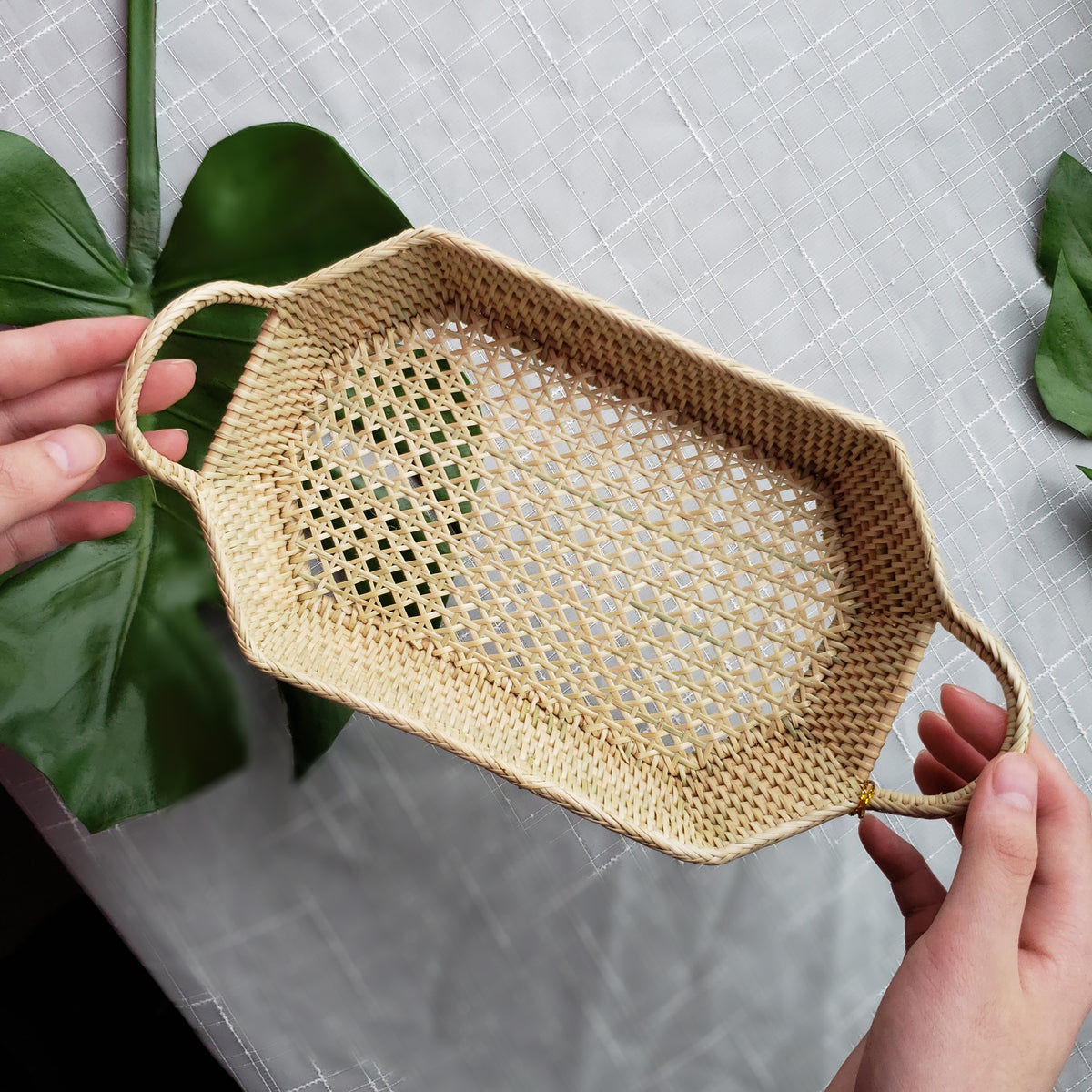 Petite Rectangle Tray with Handles 1-11RCH