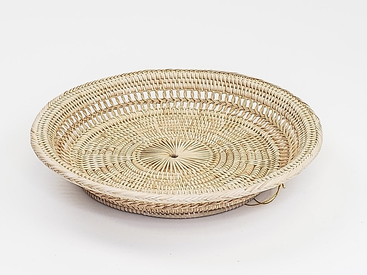 Round Tray No Palm Leaf Center 3-2