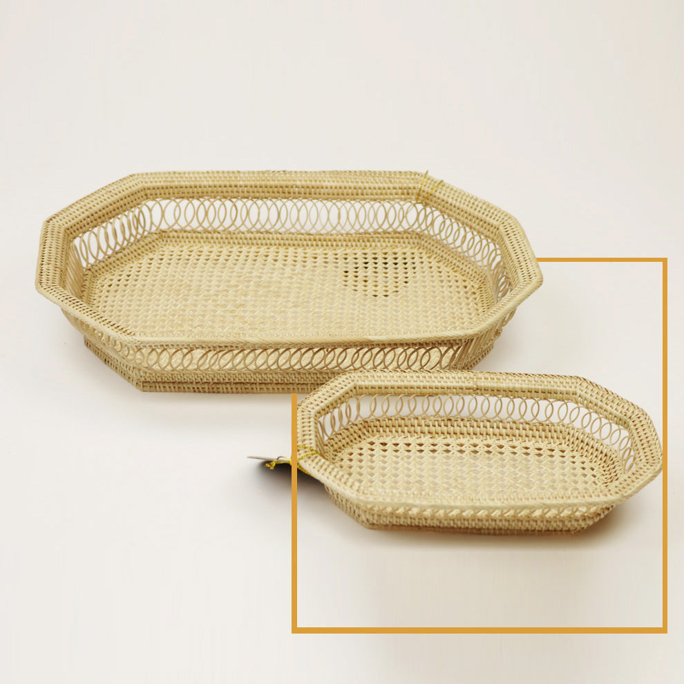 Open Cross Weave Tray - Small 3-4S
