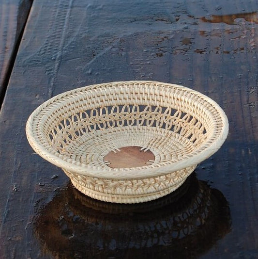 Tray w/ Palm Leaf Center - Mini 3-2WMini